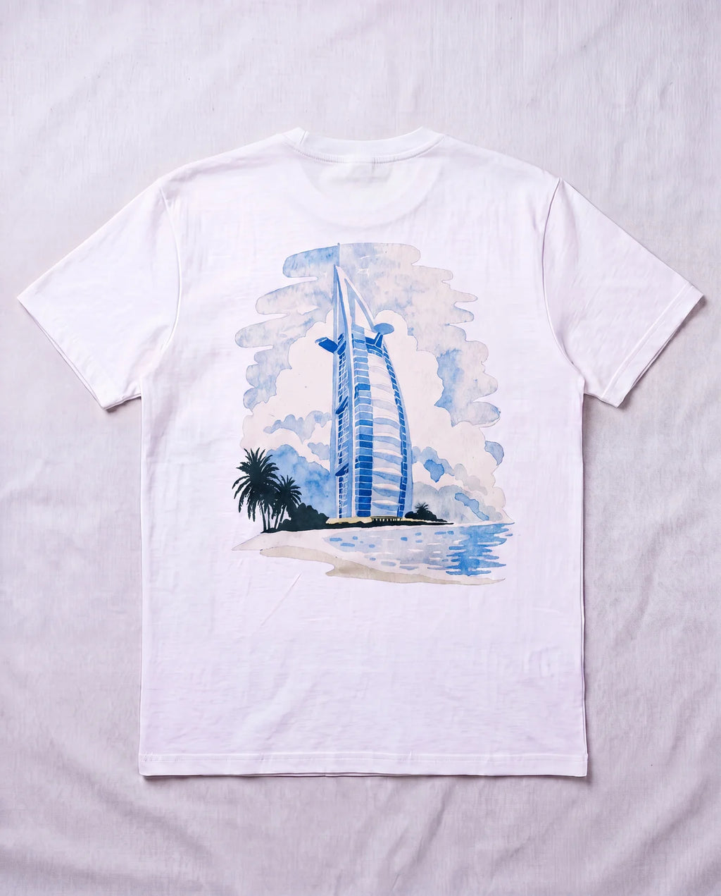Burj Arab Tee back artwork