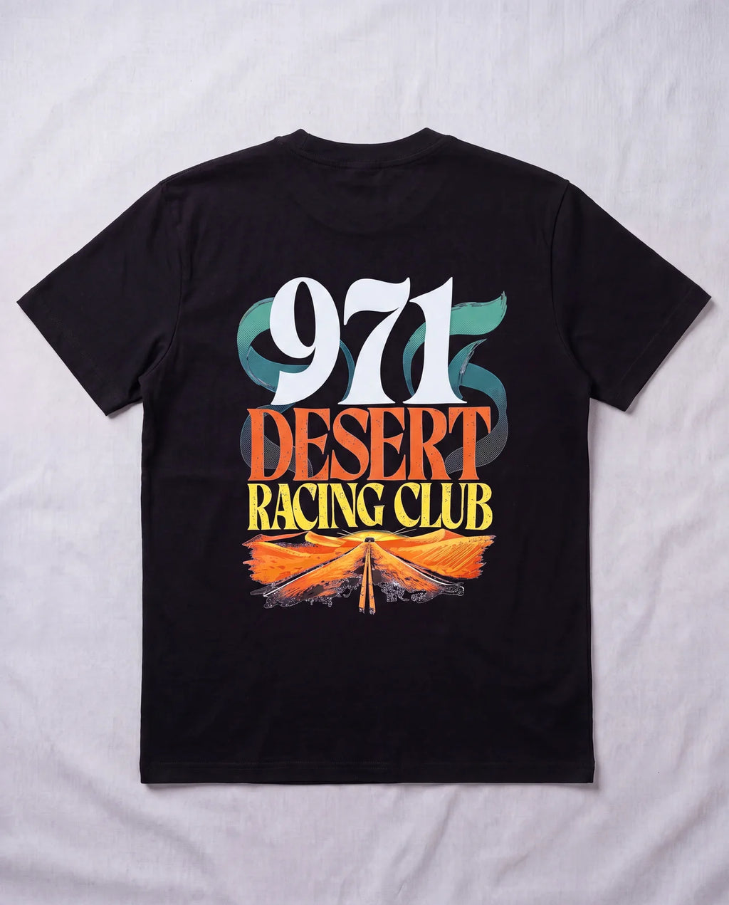 The Racing Club Tee back artwork