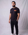 The Racing Club Tee front view on model
