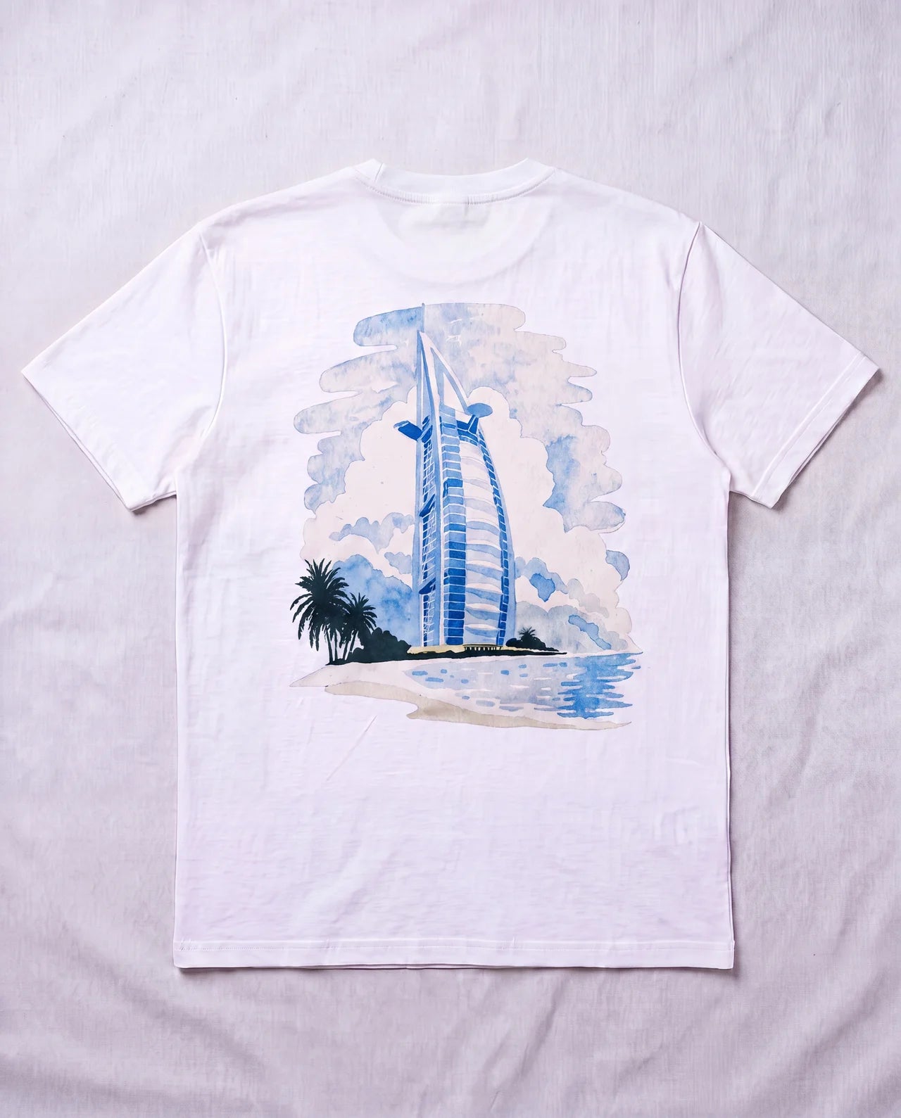 Burj Arab Tee back graphic