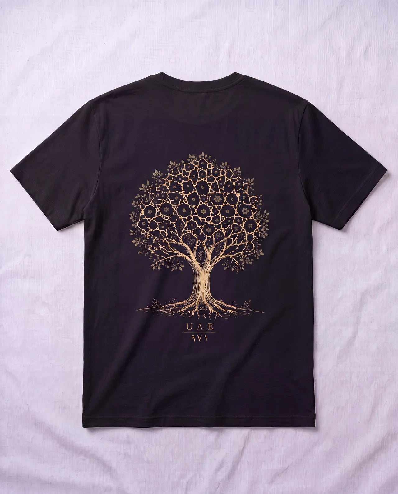 The Ghaf Tee back print
