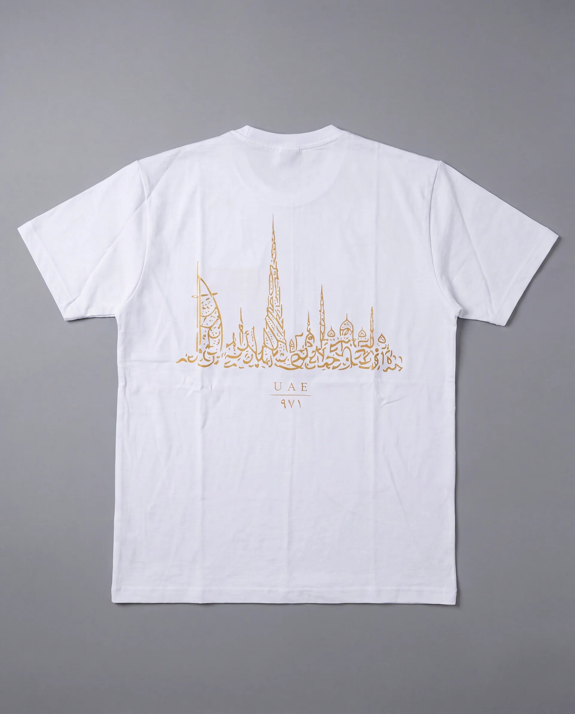 The Skyline Tee white back print